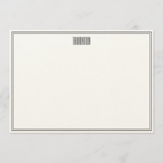 Tin Leaf Thank-You Notes