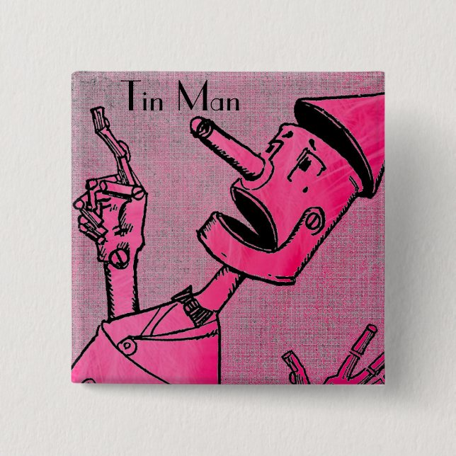 Tin Man Button (Front)