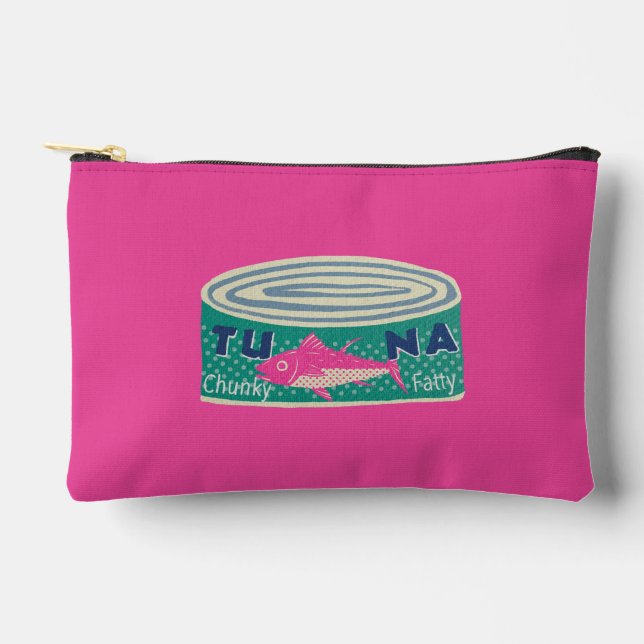Tin of Tuna Accessory Pouch (Front)