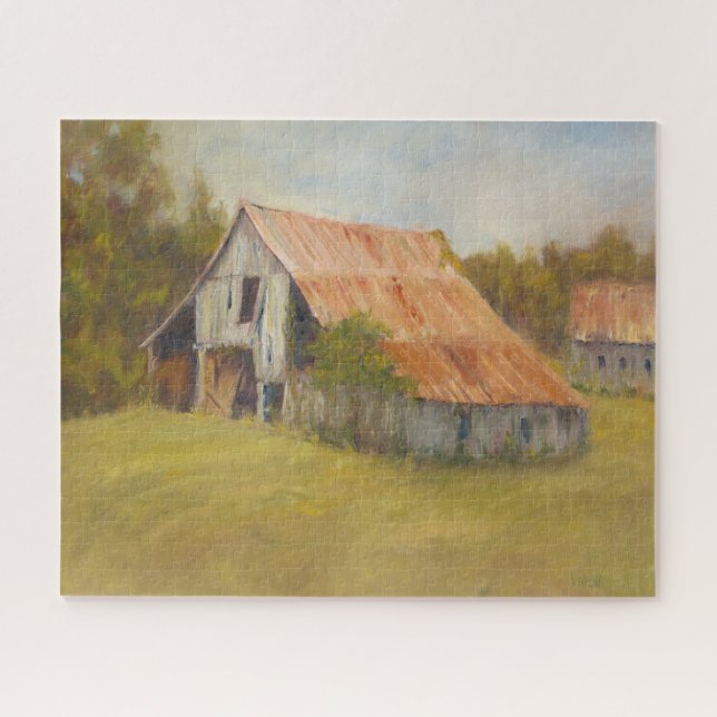 Tin Roof Barn Jigsaw Puzzle (Horizontal)