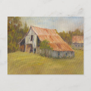 Tin Roof Barn Postcard