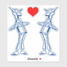 Tin Woodman standing Denslow Wonderful Wizard