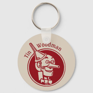 Tin Woodman (Tin Man) Face CC0901 Wonderful Wizard Key Ring