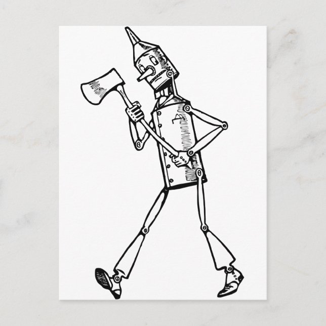 Tin Woodsman Postcard (Front)