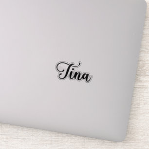 Tina Name - Handwritten Calligraphy