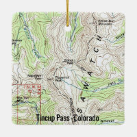 Tincup Pass Colorado Topo