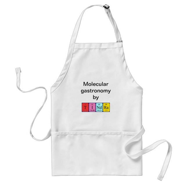 Tindra periodic table name apron (Front)