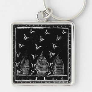 Tindr's Bees Large Keyring