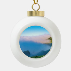 Tineo Ceramic Ball Christmas Ornament