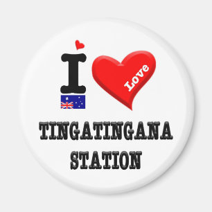 TINGATINGANA STATION - I Love Magnet