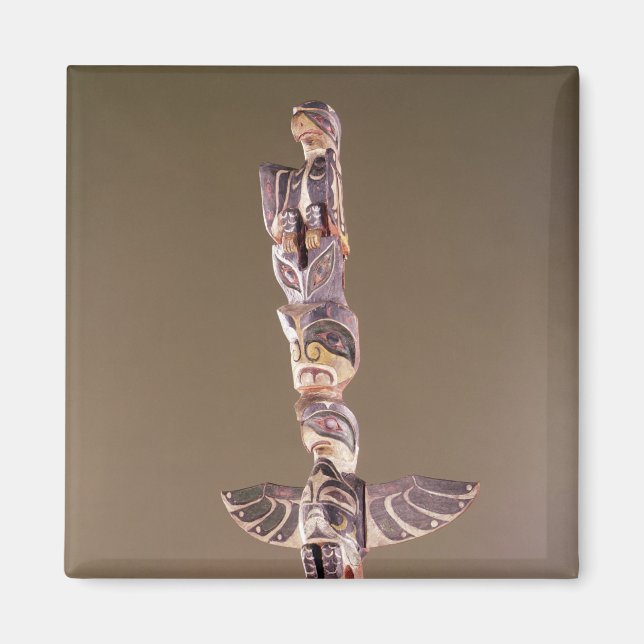 Tinglit Bird Clan totem pole Magnet (Front)