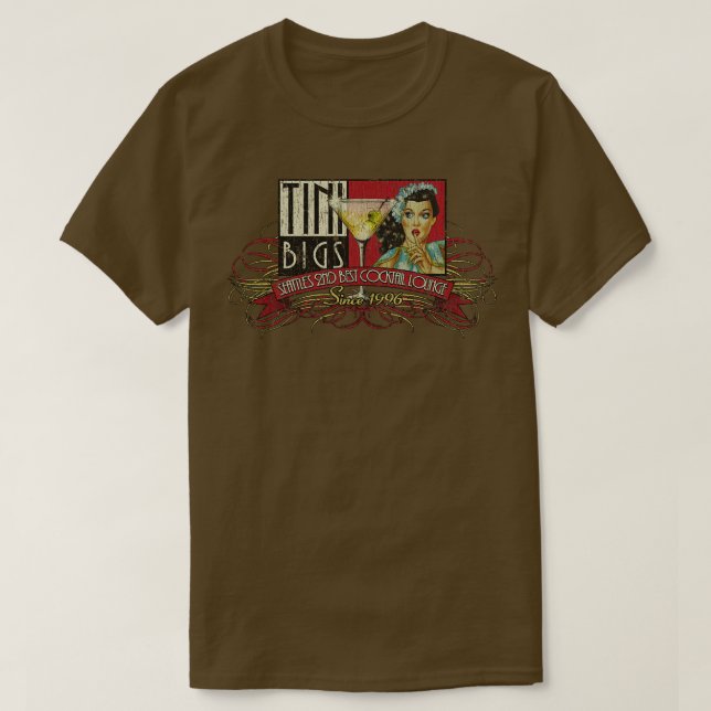 Tini Bigs Lounge 1996 T-Shirt (Design Front)