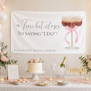 Tini Bit Closer Bridal Shower Banner