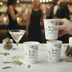 Tini Bit Of Fun Martini Soirée Paper Cups