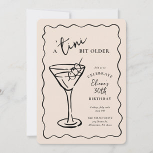 Tini Bit Older 30th Birthday Party Invitation