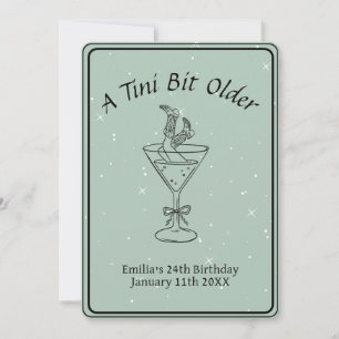 Tini Bit Older - Boots & Drink Theme Invitation