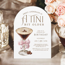 Tini Bit Older Espresso Martini Birthday for Her