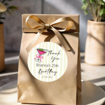 Tini bit older handrawn retro birthday favour