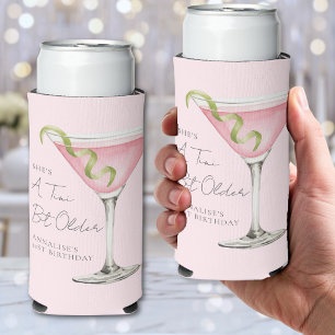 Tini Bit Older Martini Birthday Seltzer Can Cooler