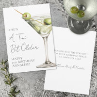 Tini Bit Older Martini Happy Birthday