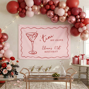 Tini Bit Older Personalised Birthday Party Banner