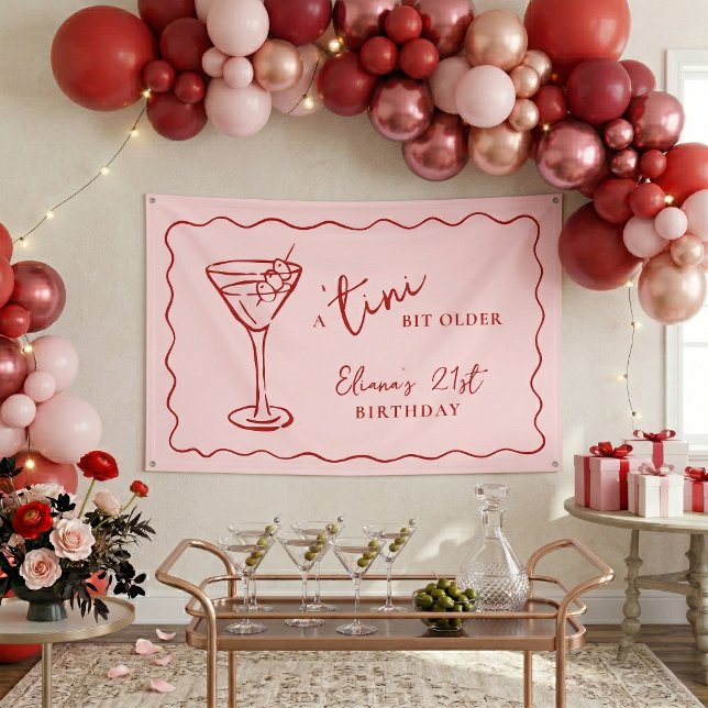 Tini Bit Older Personalised Birthday Party Banner (Creator Uploaded)