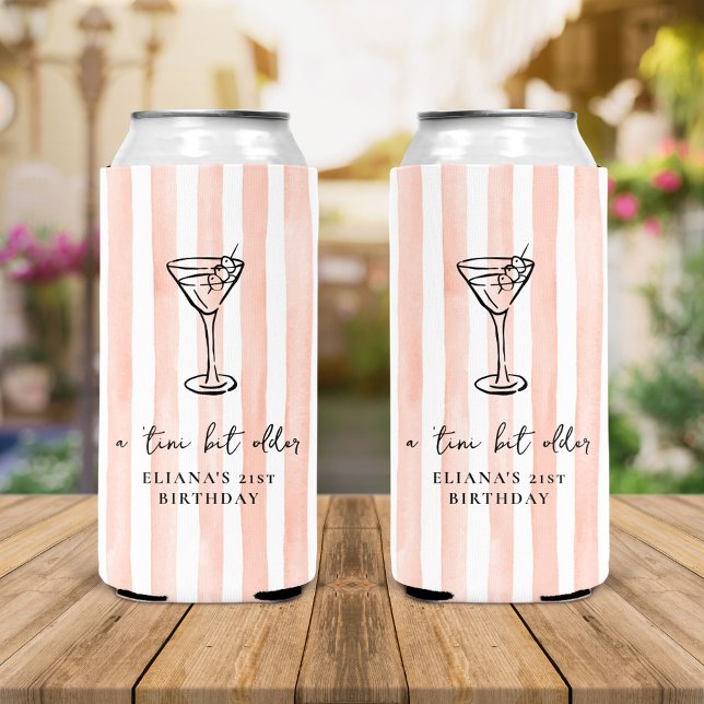 Tini Bit Older Personalised Birthday Party Seltzer Can Cooler (Creator Uploaded)