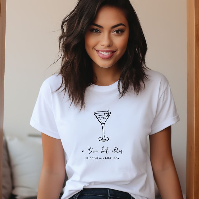 Tini Bit Older Personalised Birthday Tri-Blend Shirt (Creator Uploaded)
