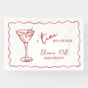 Tini Bit Older Personalized Birthday Party Banner