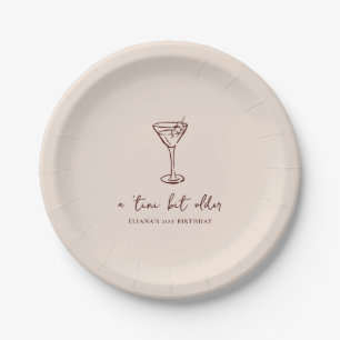 Tini Bit Older Personalized Birthday Party Paper Plate