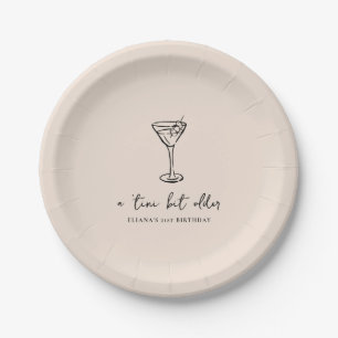 Tini Bit Older Personalized Birthday Party Paper Plate