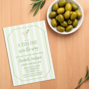 Tini One Baby Shower Invitation