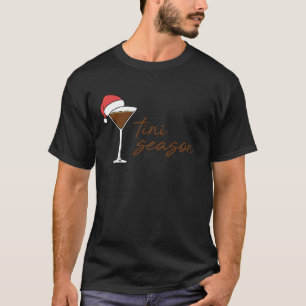 Tini Season Christmas Espresso Martini T-Shirt