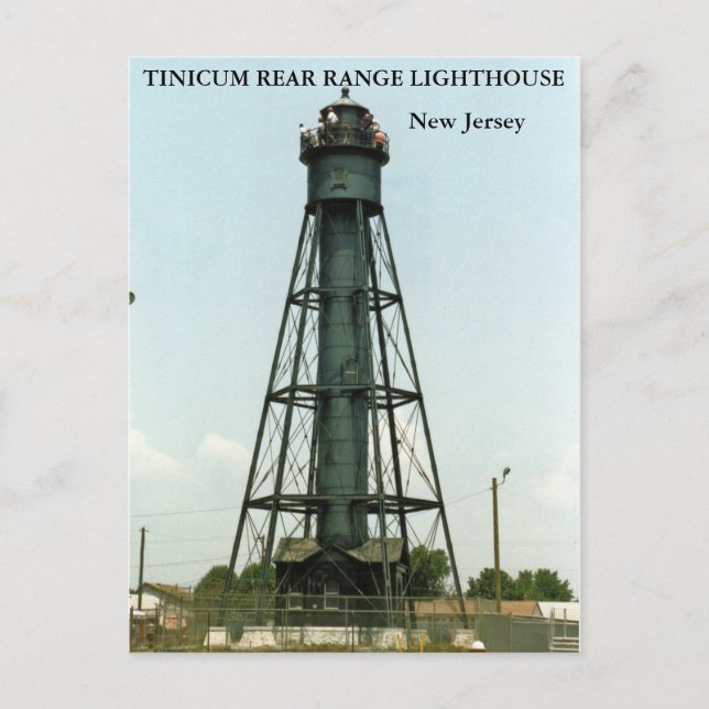 Tinicum Rear Range Lighthouse, New Jersey Postcard (Front)