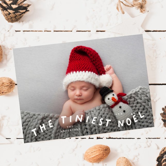 Tiniest Noel Holiday Birth Announcement (Creator Uploaded)