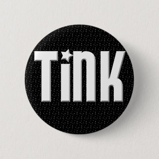 Tink Button - Black Stars
