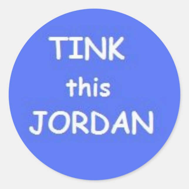 tink this jordan sticker (Front)