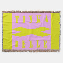 Tinka Belle design cute colors pink lemon   Sherpa