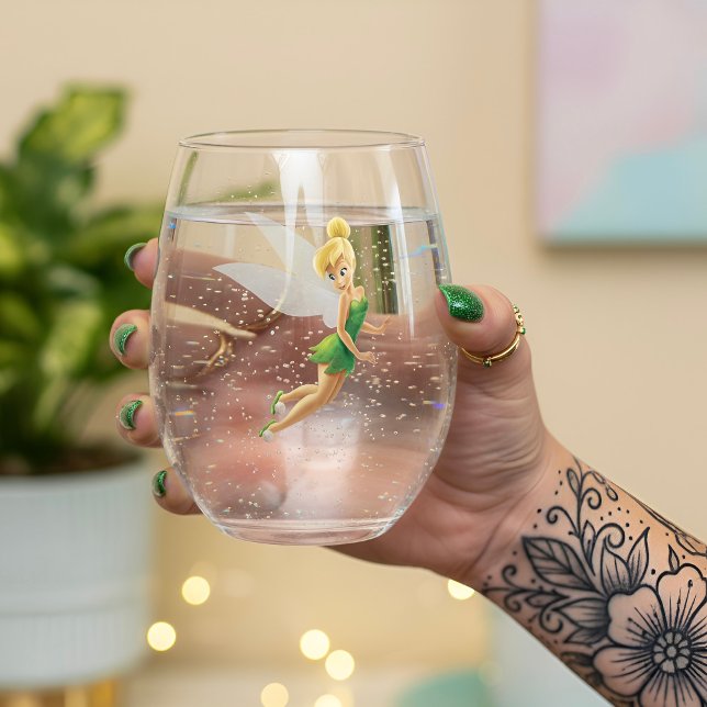 Tinker Bell Wine Glass (Creator Uploaded)