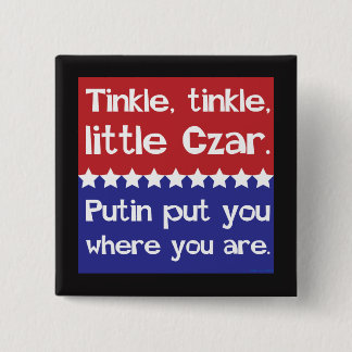 Tinkle Tinkle, Little Czar Red Blue 15 Cm Square Badge