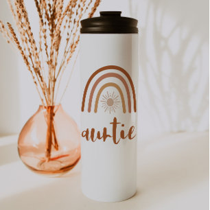 TINLEY Bohemian Terracotta Rainbow Auntie Thermal Tumbler