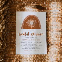 TINLEY Boho Terracotta Sun Rainbow Bridal Shower