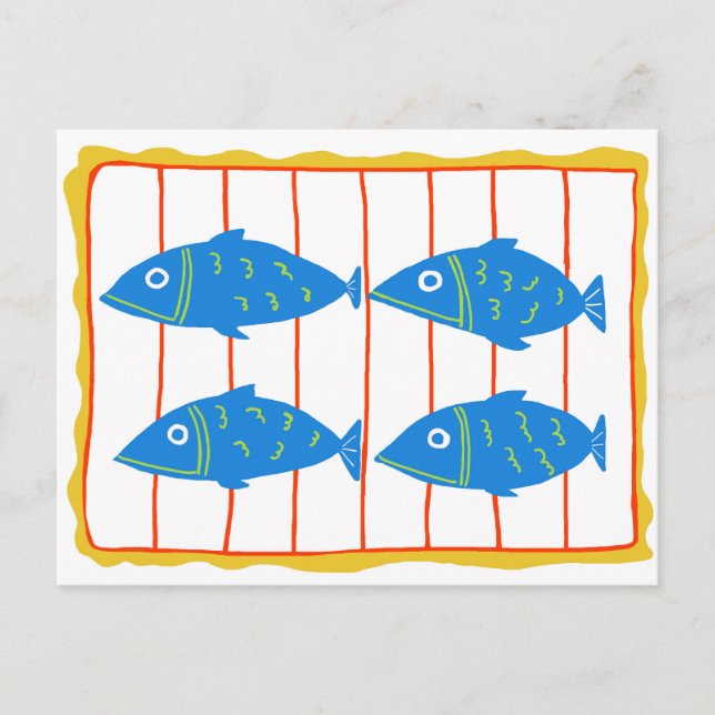 Tinned Fish Postcard (Front)