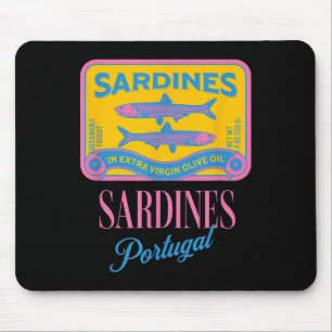 Tinned Fish Tinned Sardines Tin Fish Portugal Ital Mouse Pad