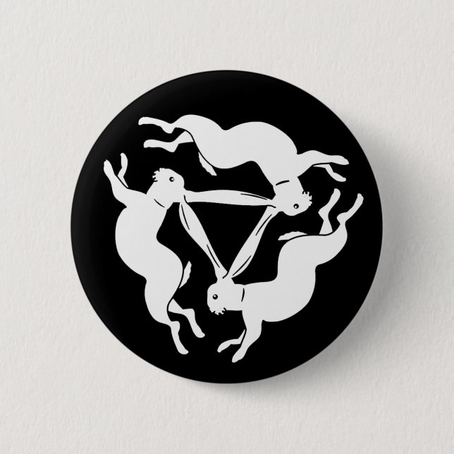 Tinner's Rabbit 6 Cm Round Badge (Front)