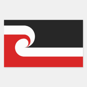 Tino Rangatiratanga flag Rectangular Sticker