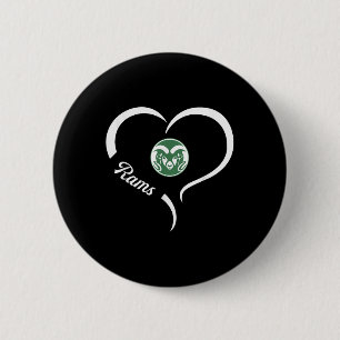 Tinora Rams Logo Half Heart Slogan Hs 6 Cm Round Badge