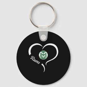 Tinora Rams Logo Half Heart Slogan Hs Key Ring
