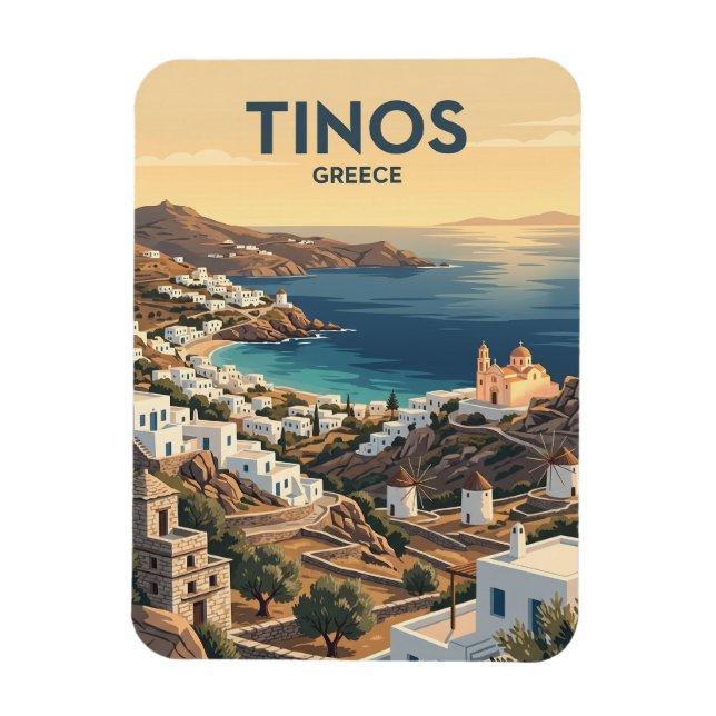 Tinos Island Greece Magnet (Vertical)