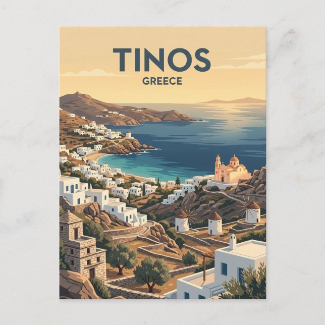 Tinos Island Greece Postcard (Front)